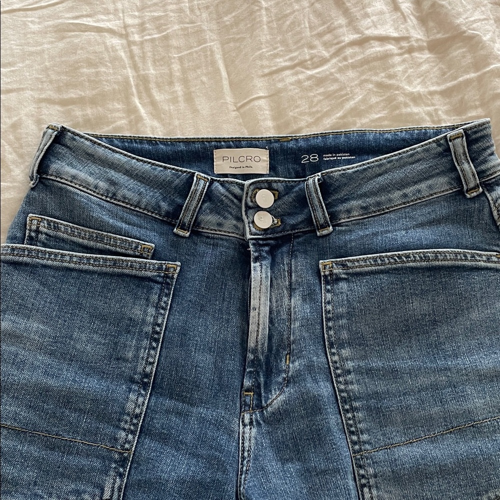 Pilcro: Wander Jeans Mid-rise Relaxed Jeans - Picture 4 of 8